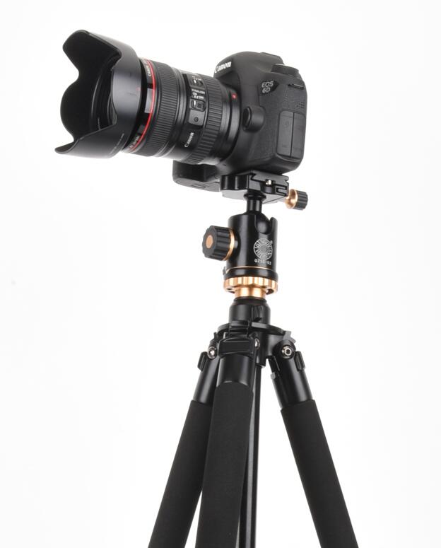 Q338 Professional 189cm 74.4 inch TRIPOD FOR All Cameras& camera tripod stand & handle pan head and ball head tripod